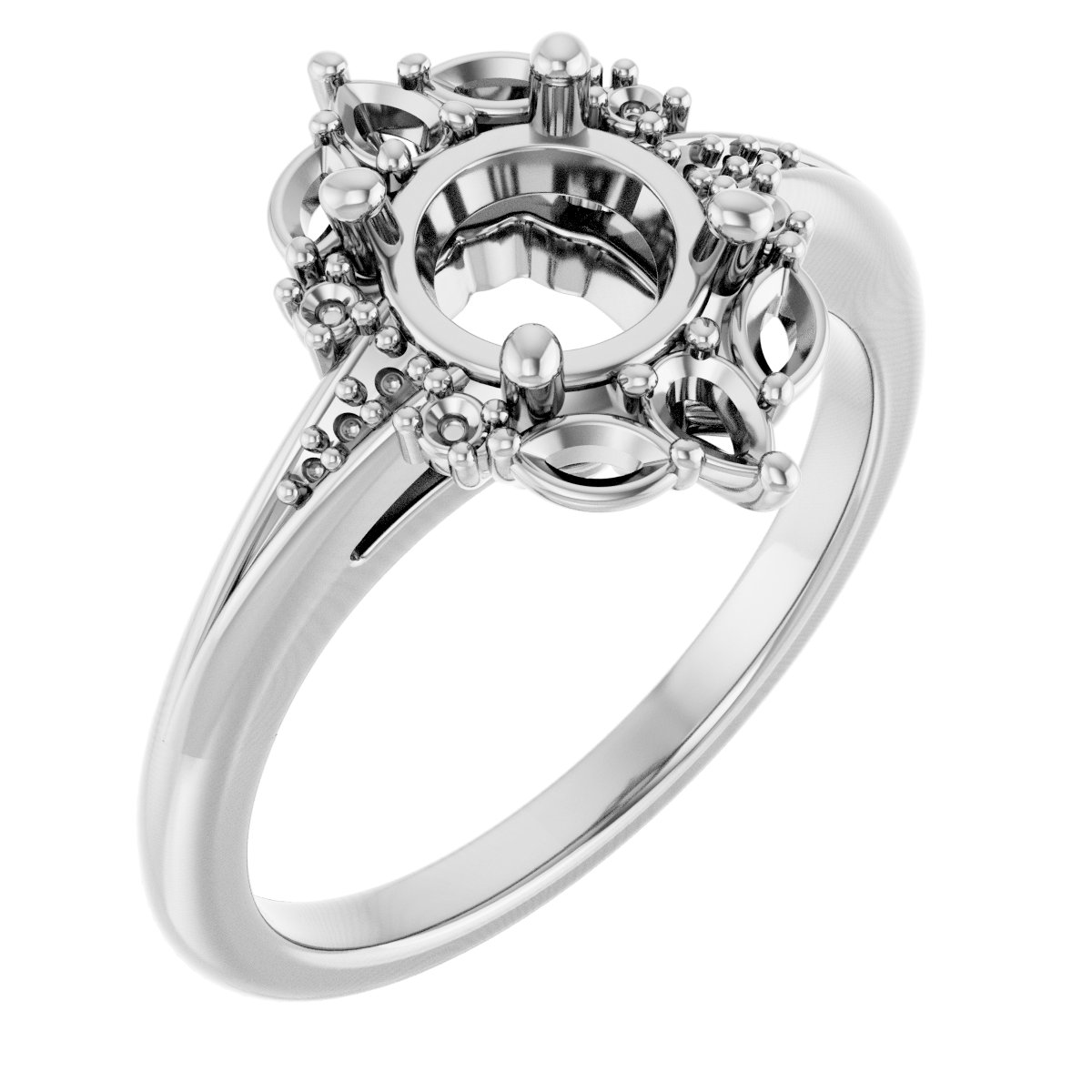 Halo-Style Engagement Ring