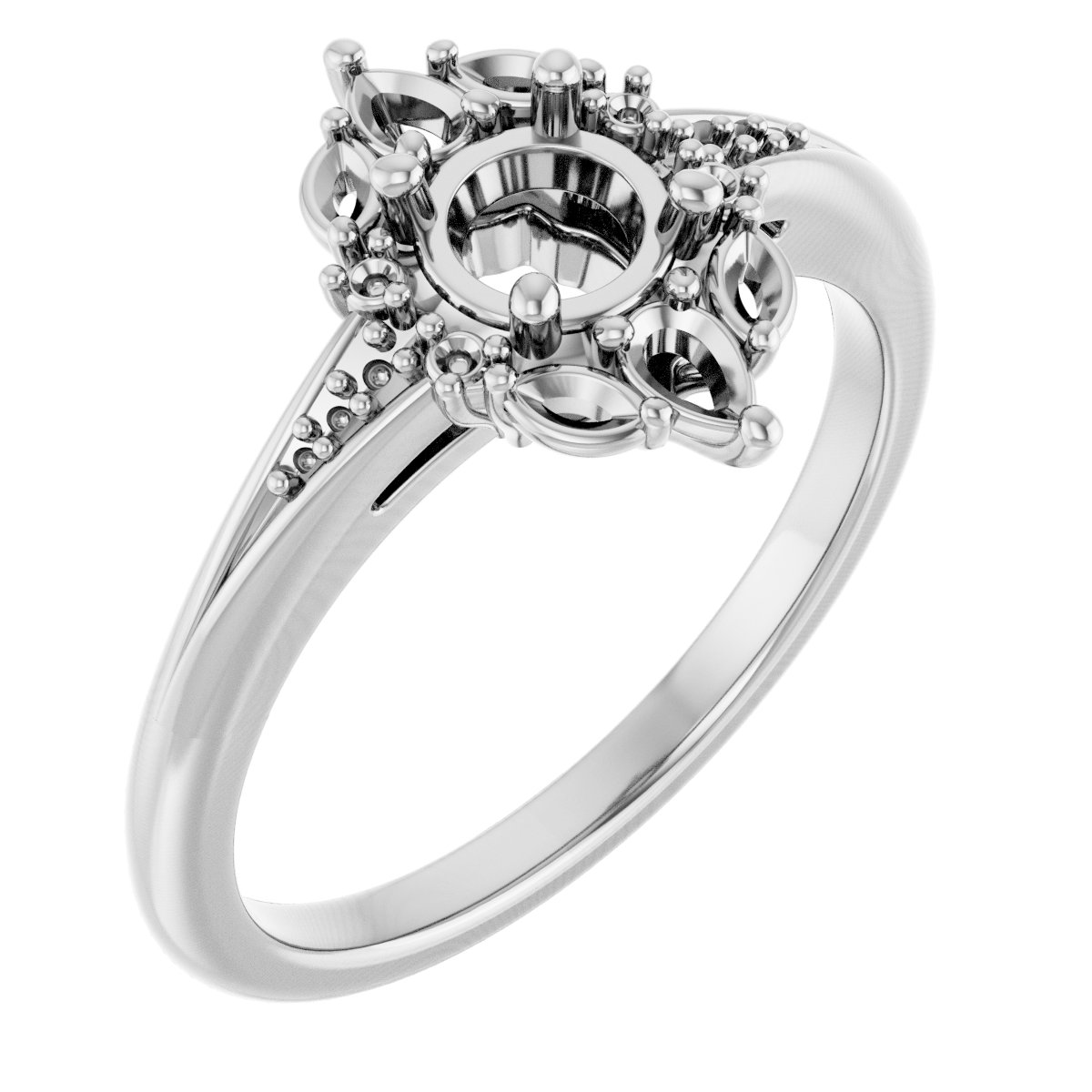 Halo-Style Engagement Ring