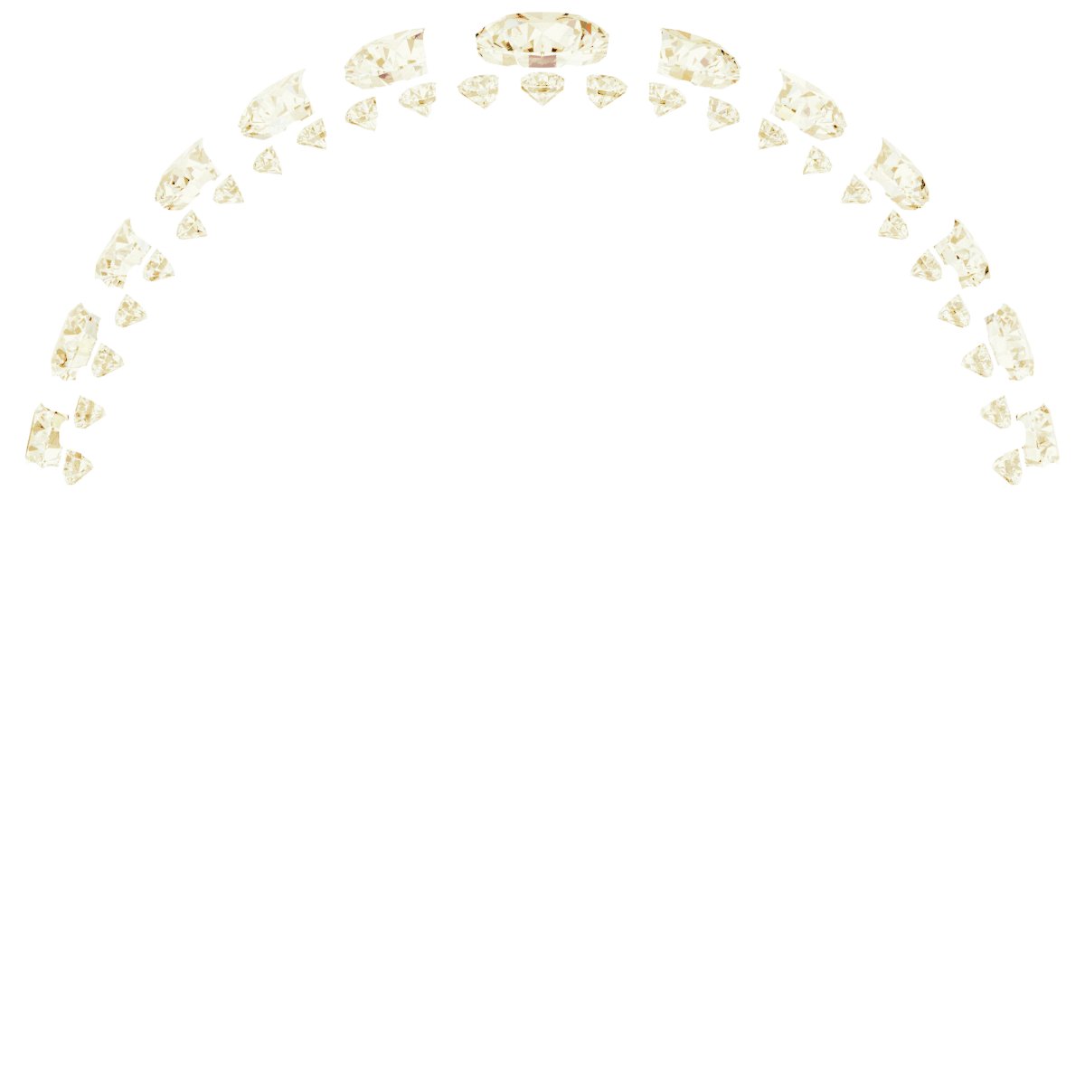 Alternative view of 1 CTW Natural Diamond Accented Contour Band – 14K Yellow Gold