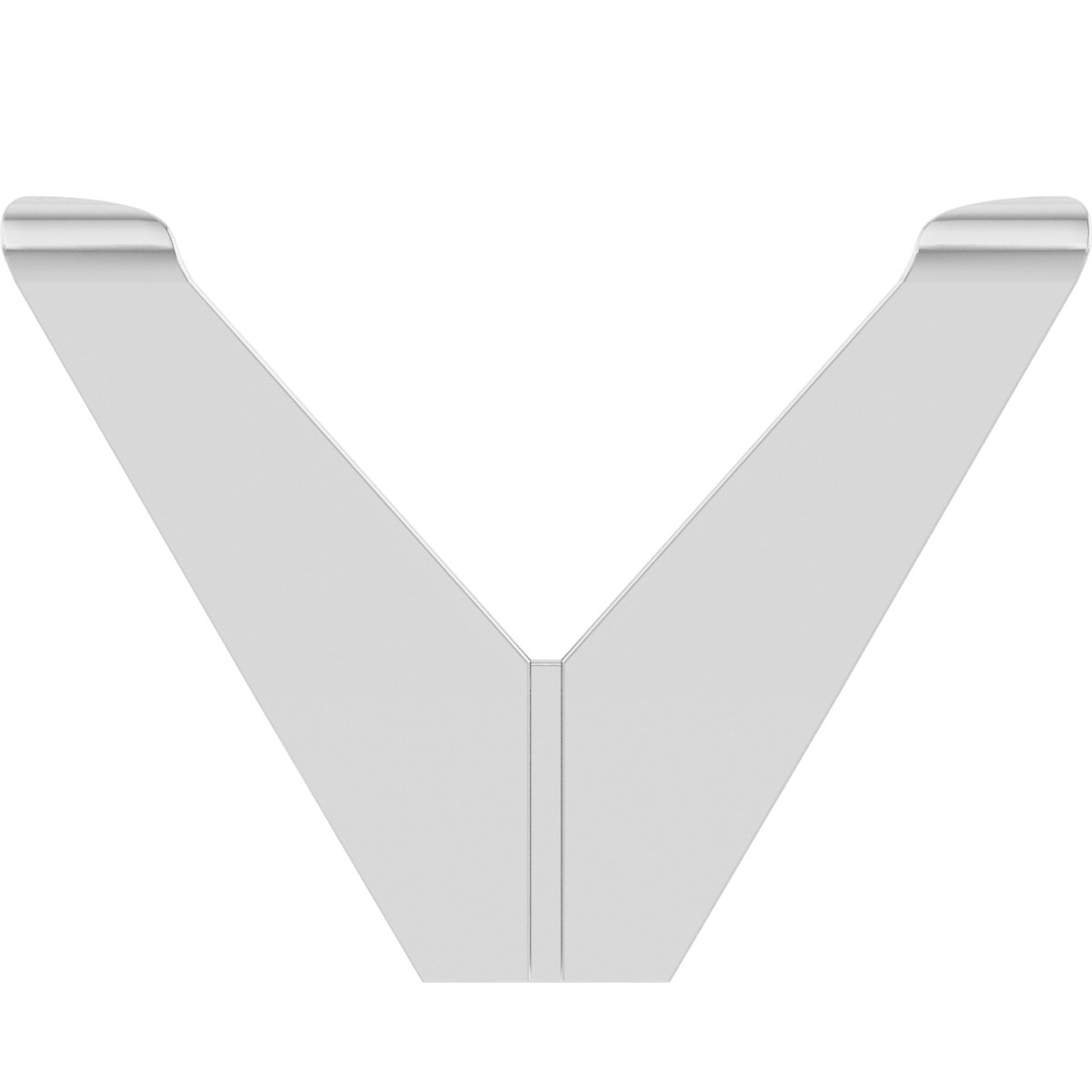 Square V-Prong Shank Setting