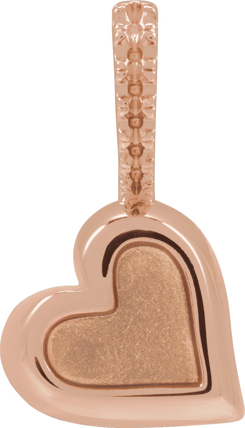 Engravable Heart Pendant