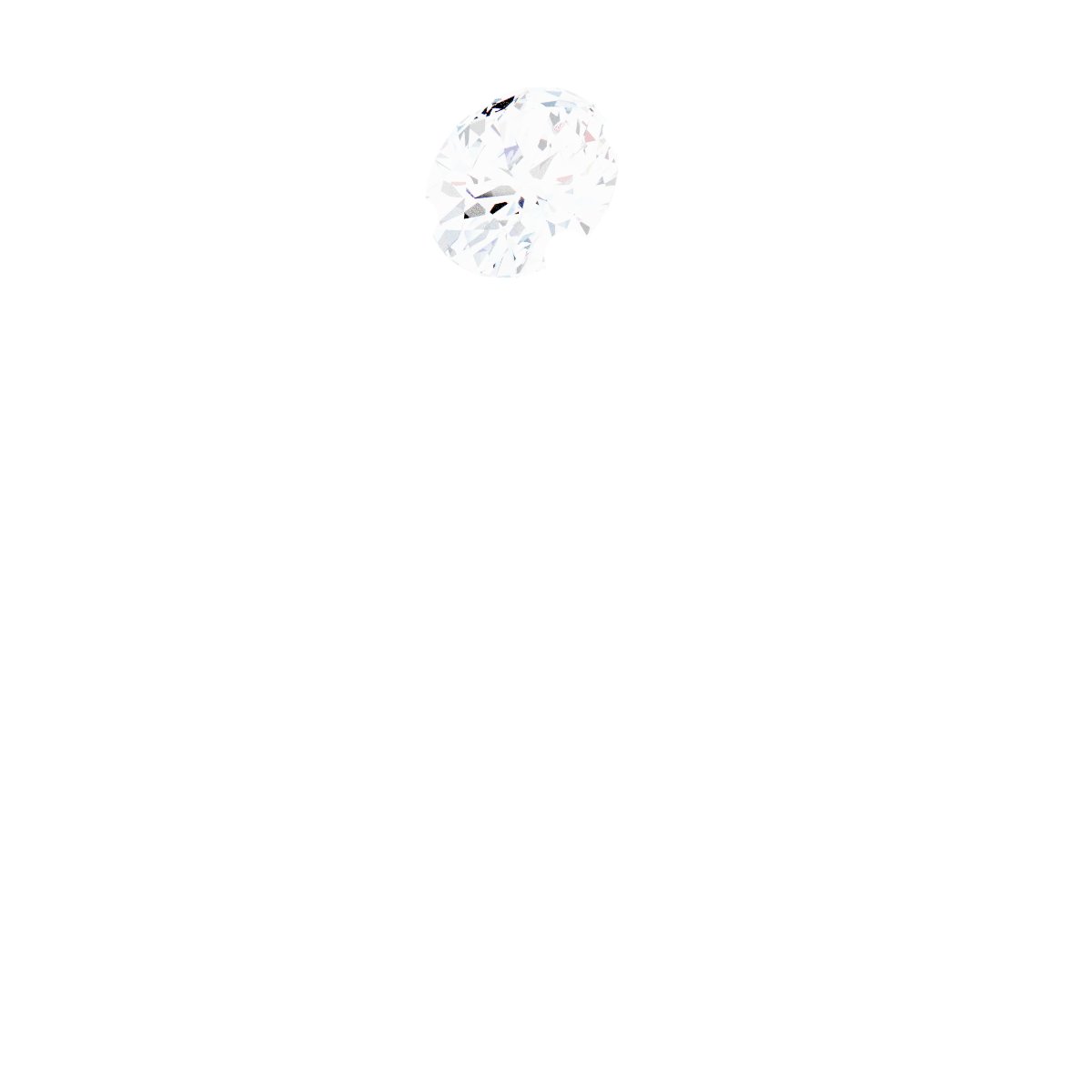 14K White 1/6 CT Lab-Grown Diamond  Ring