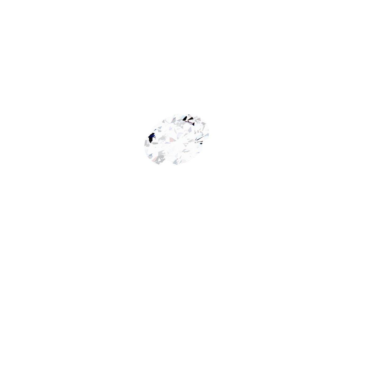 14K White 1/6 CT Lab-Grown Diamond  Ring