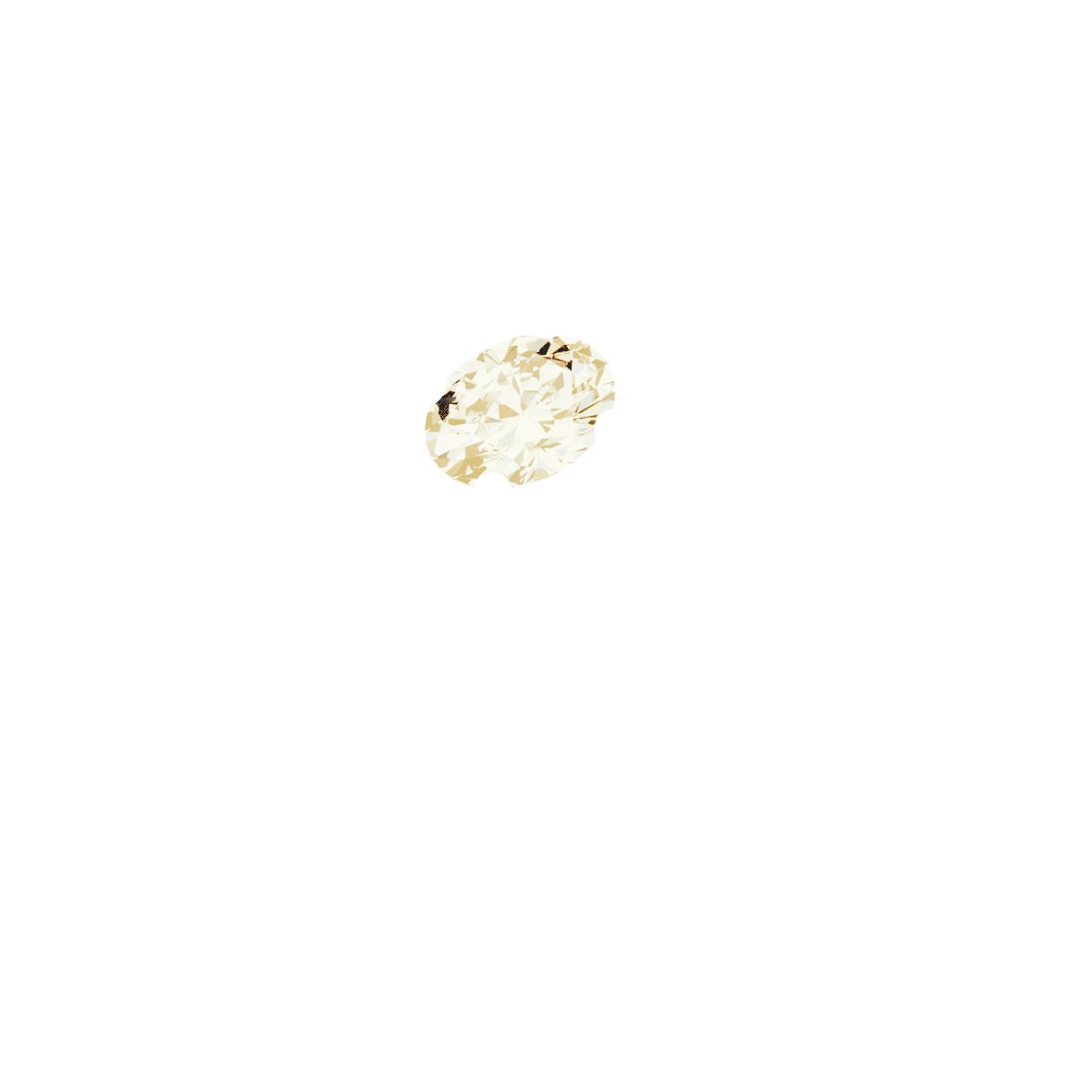 14K Yellow 1/6 CT Lab-Grown Diamond  Ring