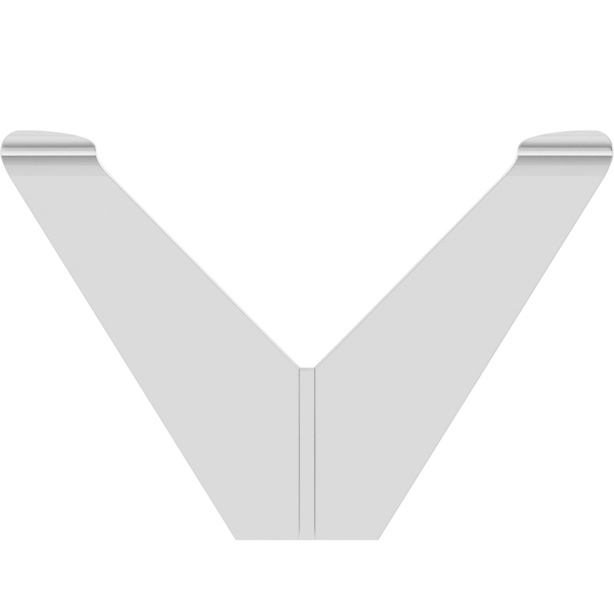 Square V-Prong Shank Setting