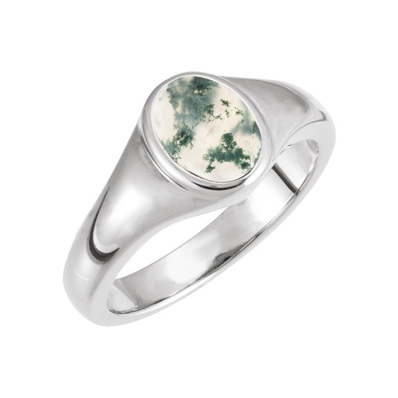 Bezel-Set Cabochon Ring