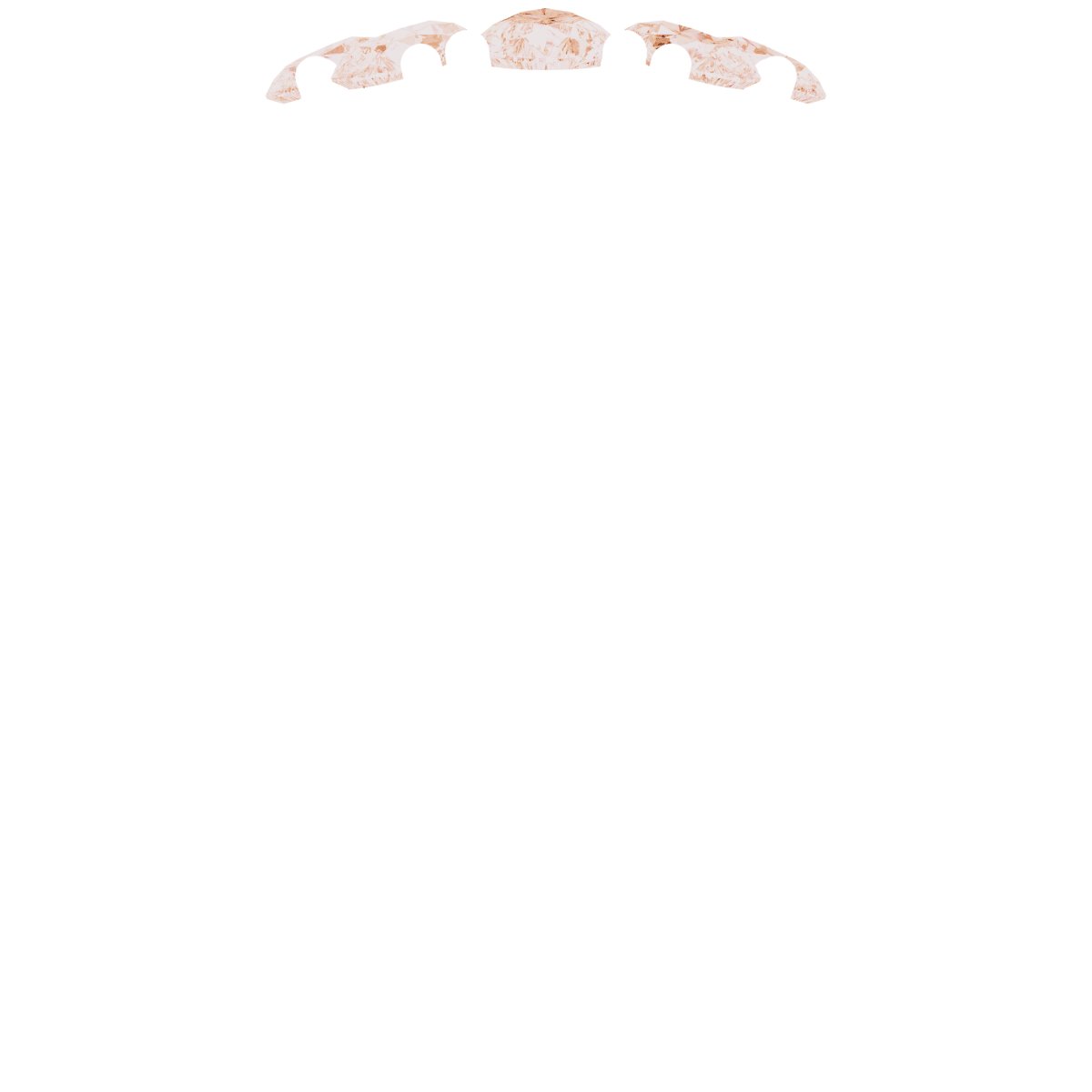 Alternative view of 1/2 CTW Natural Diamond Contour Band – 14K Rose Gold