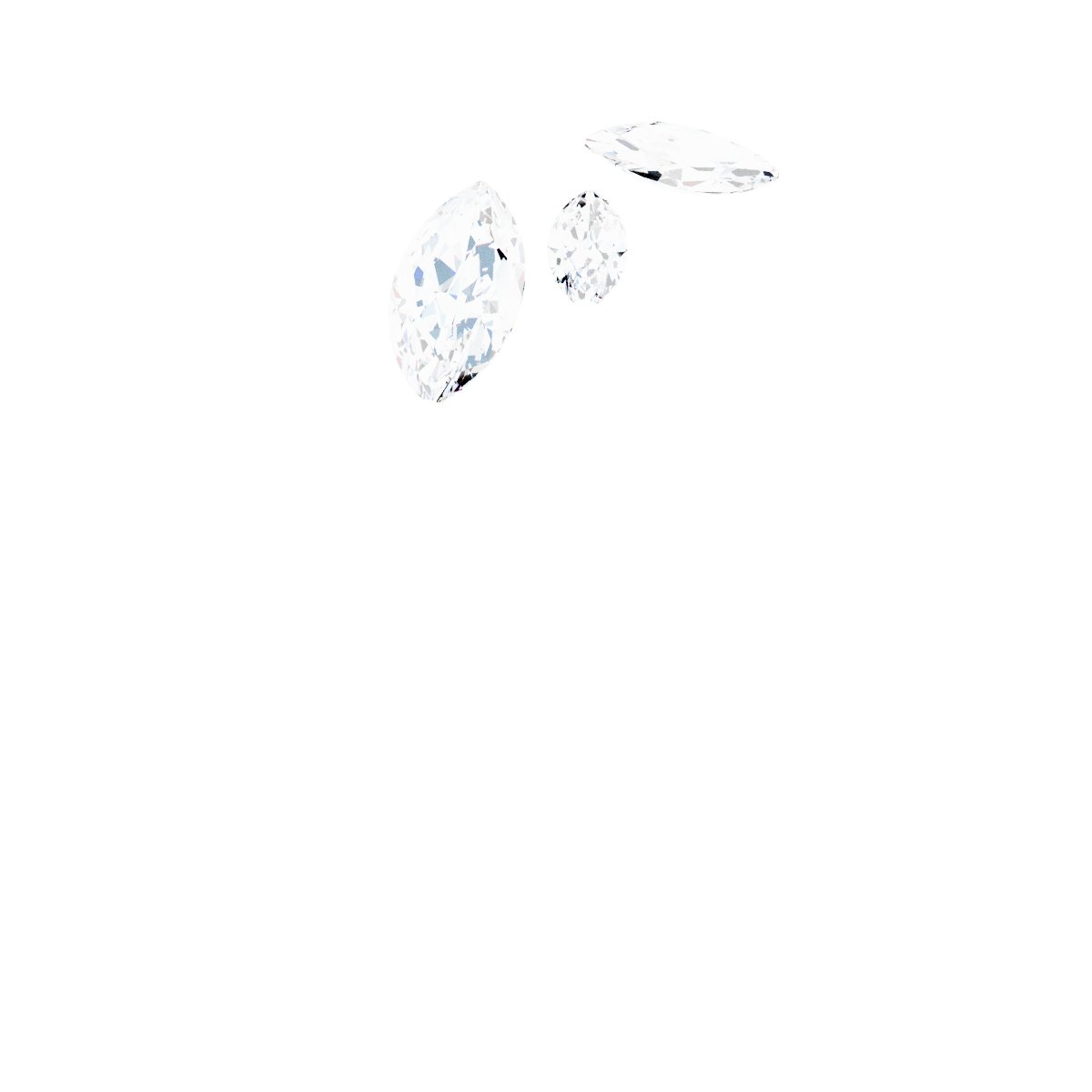 Accented Negative Space Ring