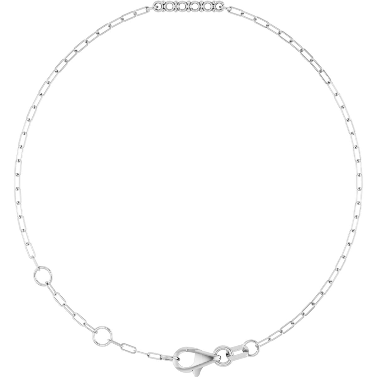 Family Bar Link Bracelet