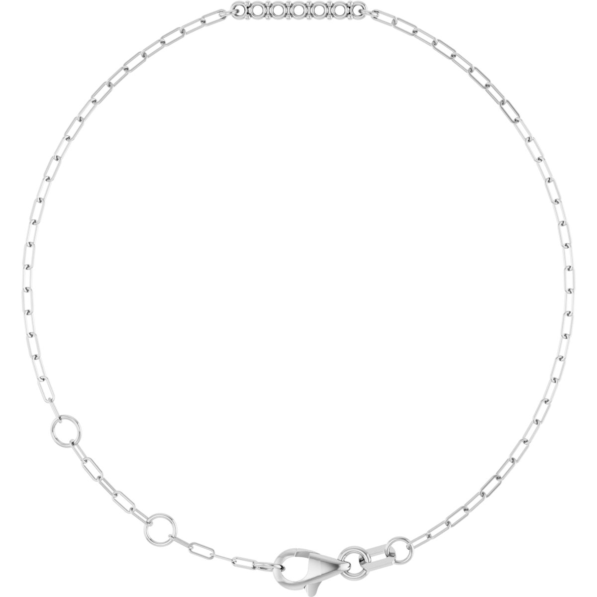 Family Bar Link Bracelet