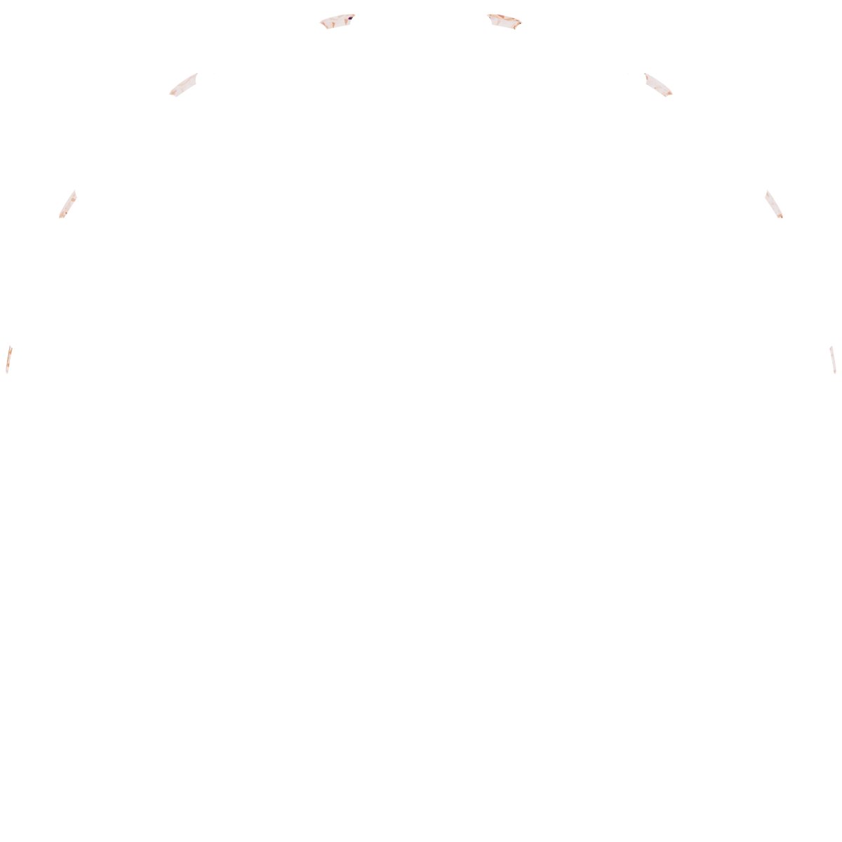Alternative view of 3/8 CTW Natural Diamond Band – 14K Rose Gold