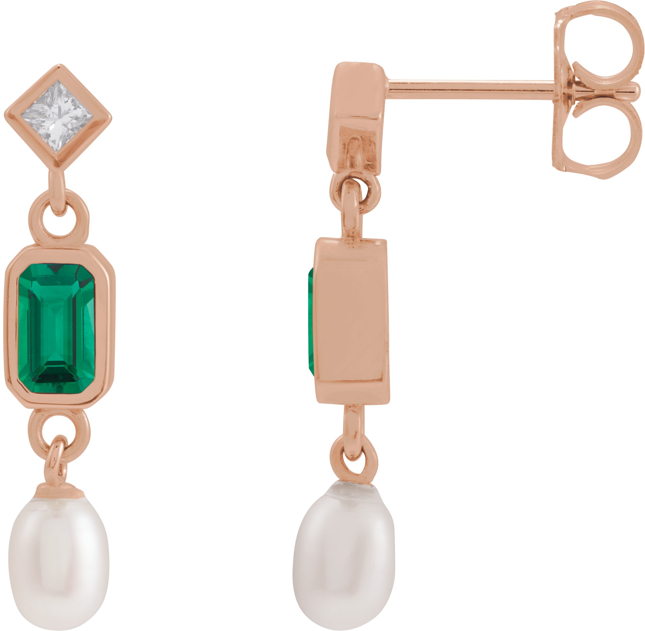 Accented Pearl Earrings