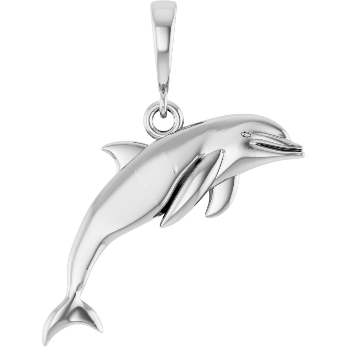 Sterling Silver Dolphin Pendant