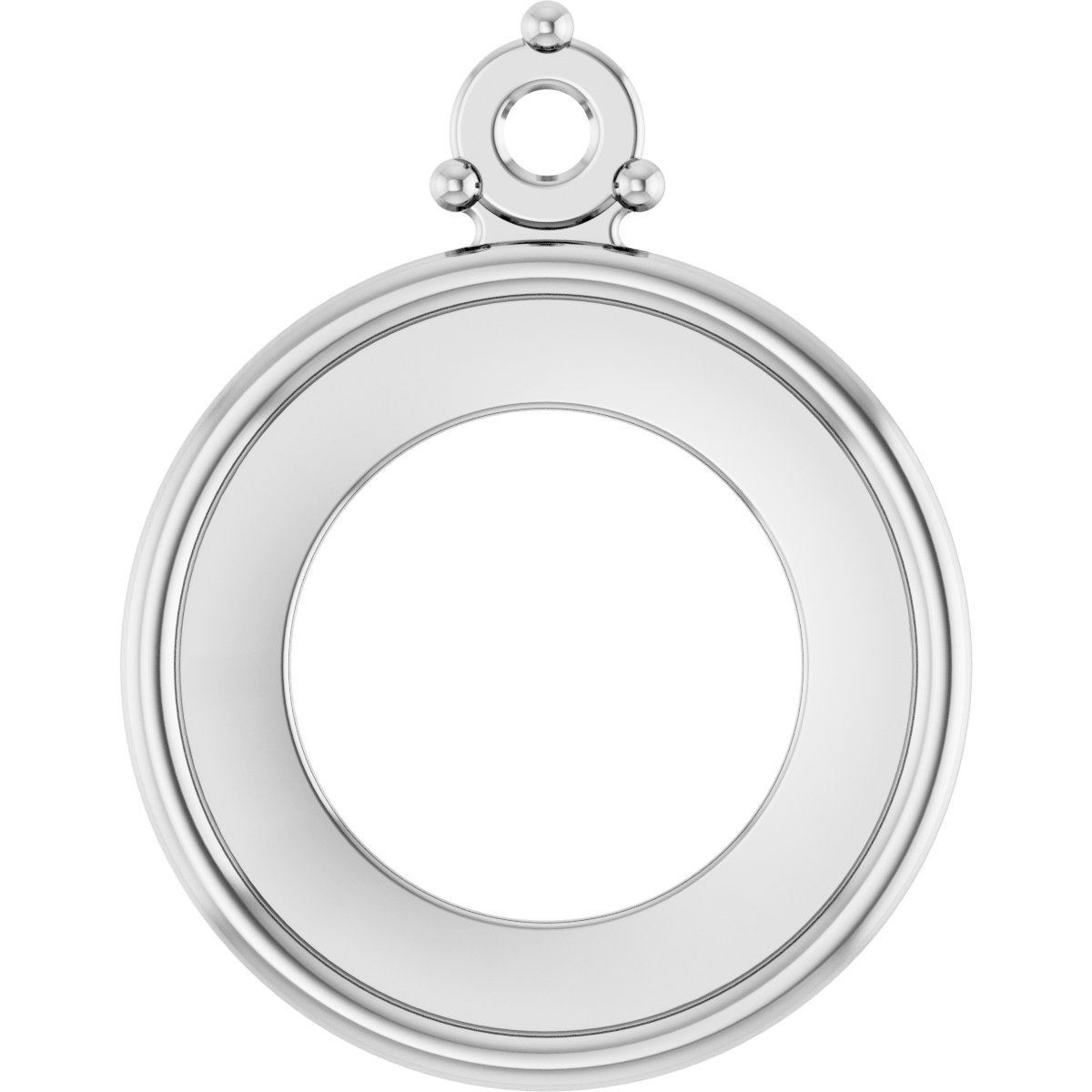 Oval Accented Cabochon Setting