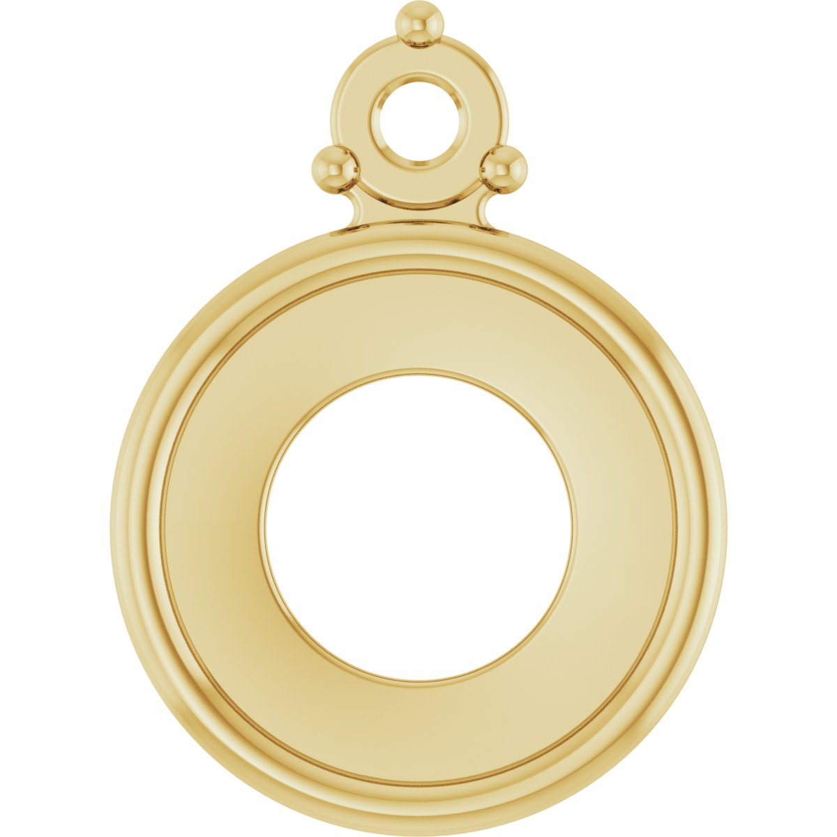 Oval Accented Cabochon Setting
