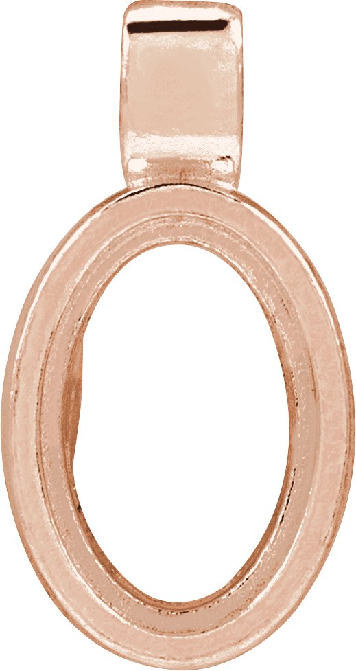 Oval Bezel-Set Cabochon Charm/Pendant