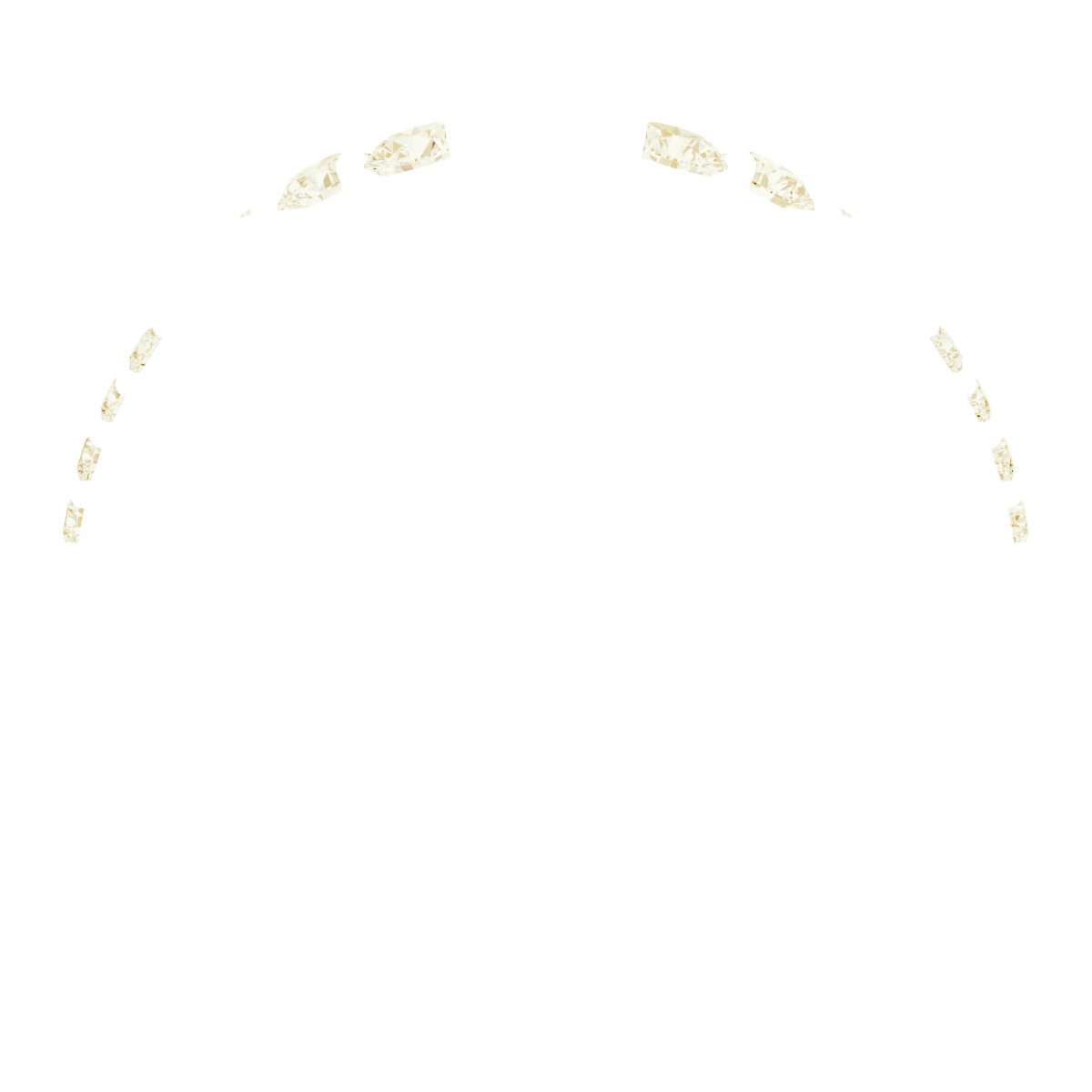 Alternative view of 1 1/8 CTW Natural Diamond Ring Guard – 14K Yellow Gold