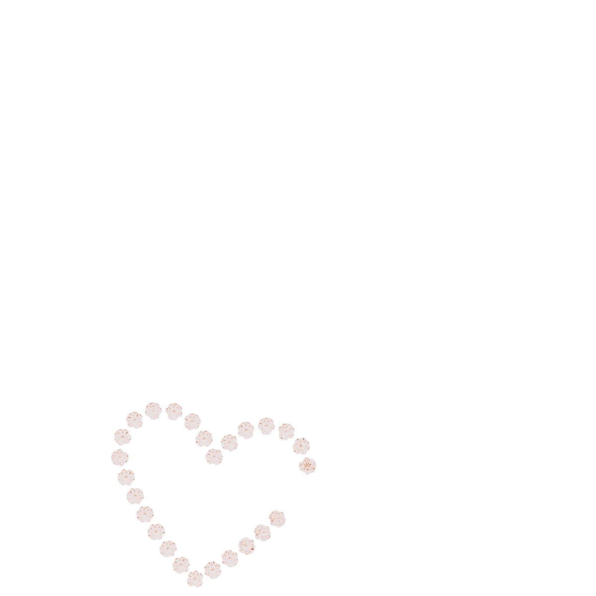 Interlocking Heart Necklace or Center