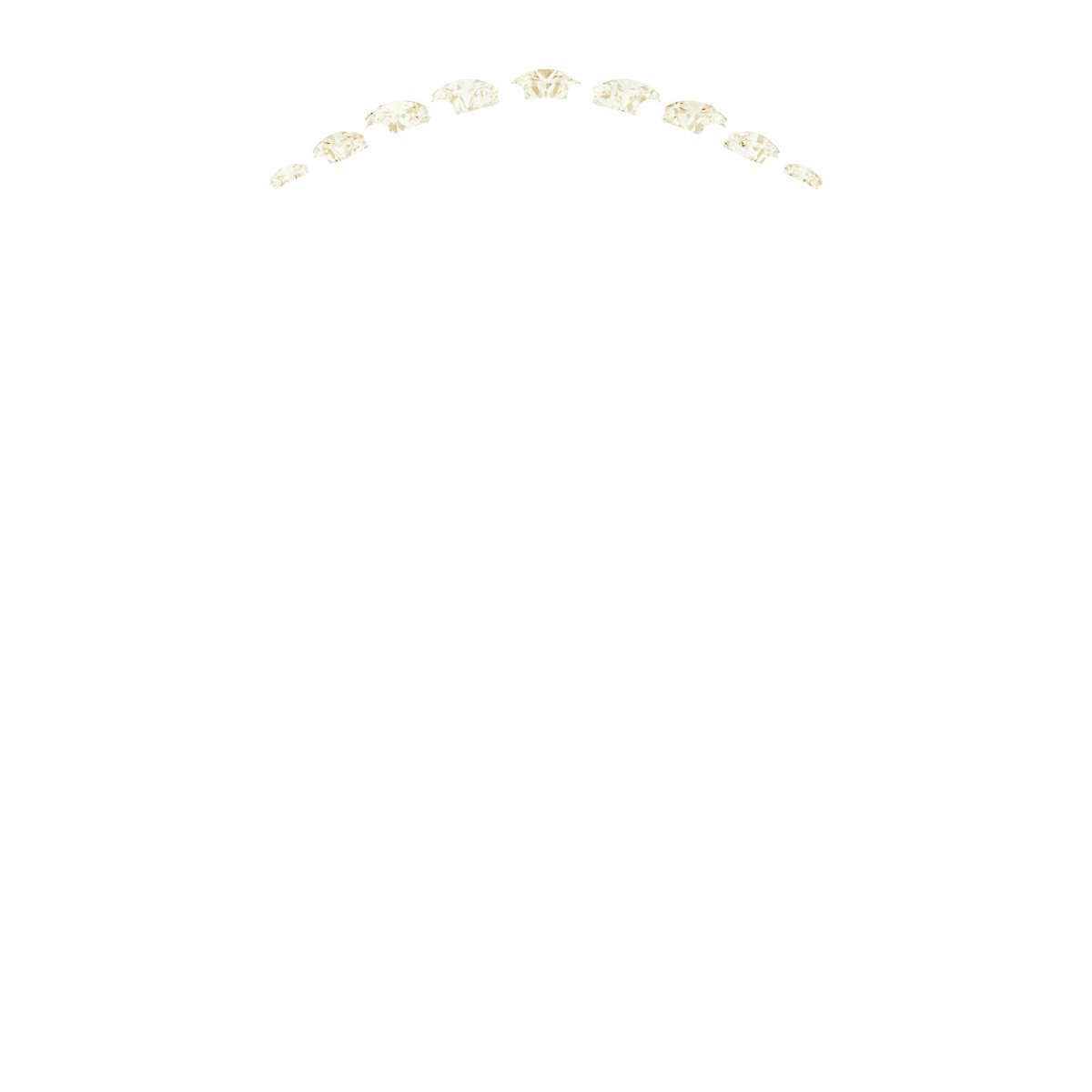 Alternative view of 1 5/8 CTW Natural Diamond Ring Guard – 14K Yellow Gold