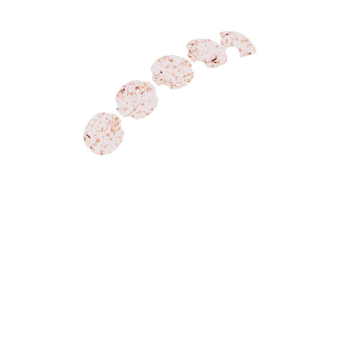 1/2 CTW Natural Diamond Band – 14K Rose Gold