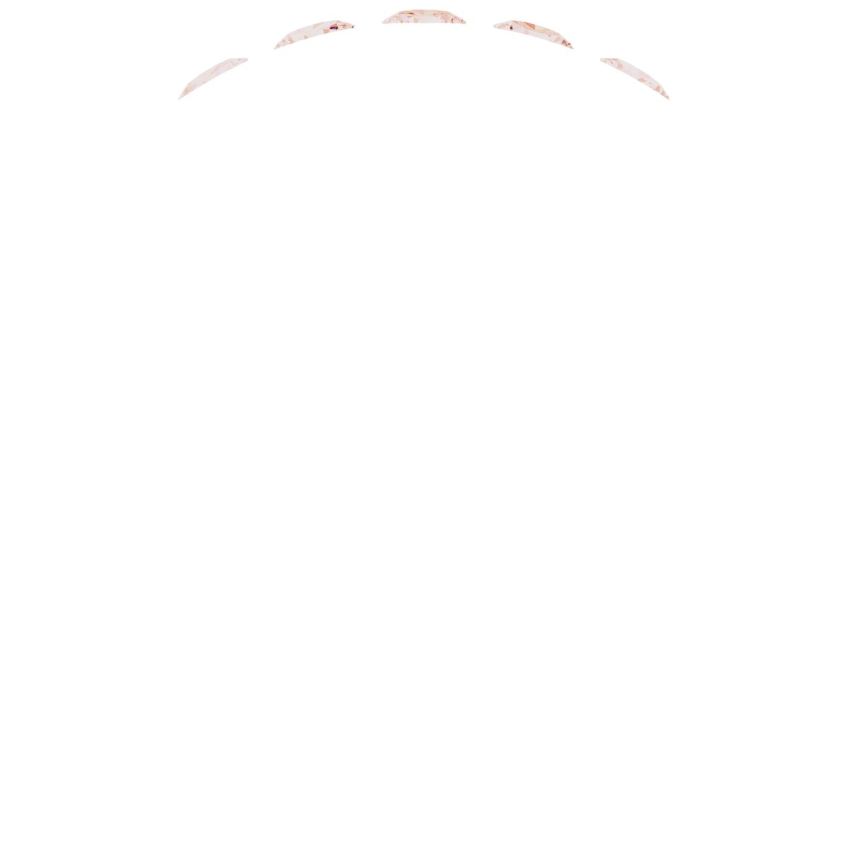 Alternative view of 1/2 CTW Natural Diamond Band – 14K Rose Gold