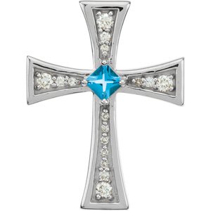 Ornate Cross Pendant Mounting