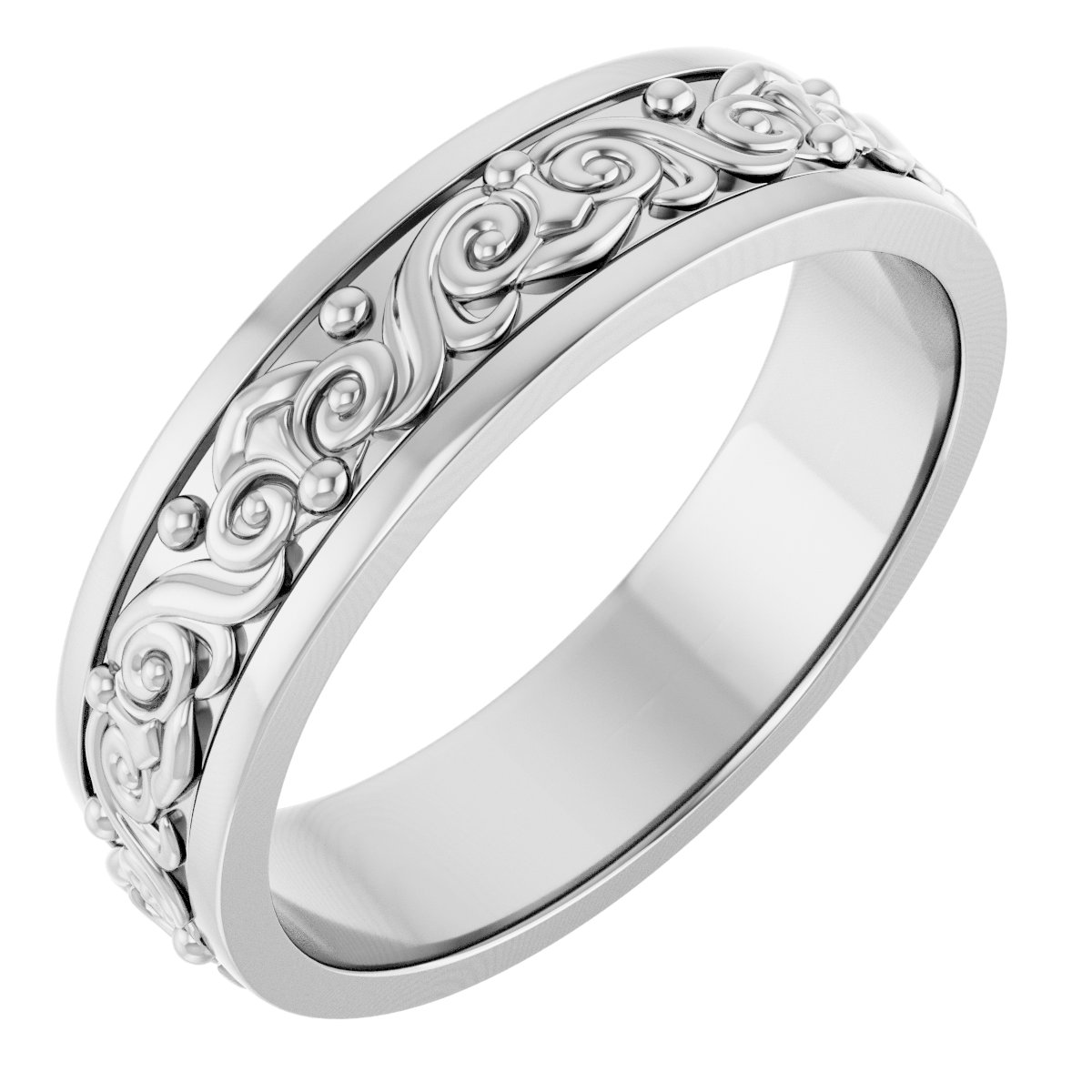 Sculptural Flat Band