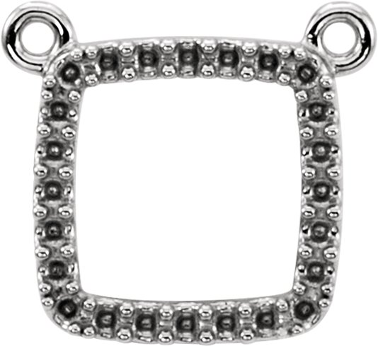 Square Necklace or Center