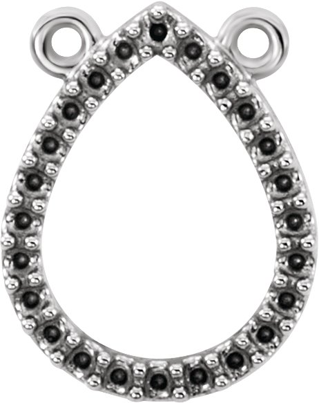 Teardrop Necklace or Center