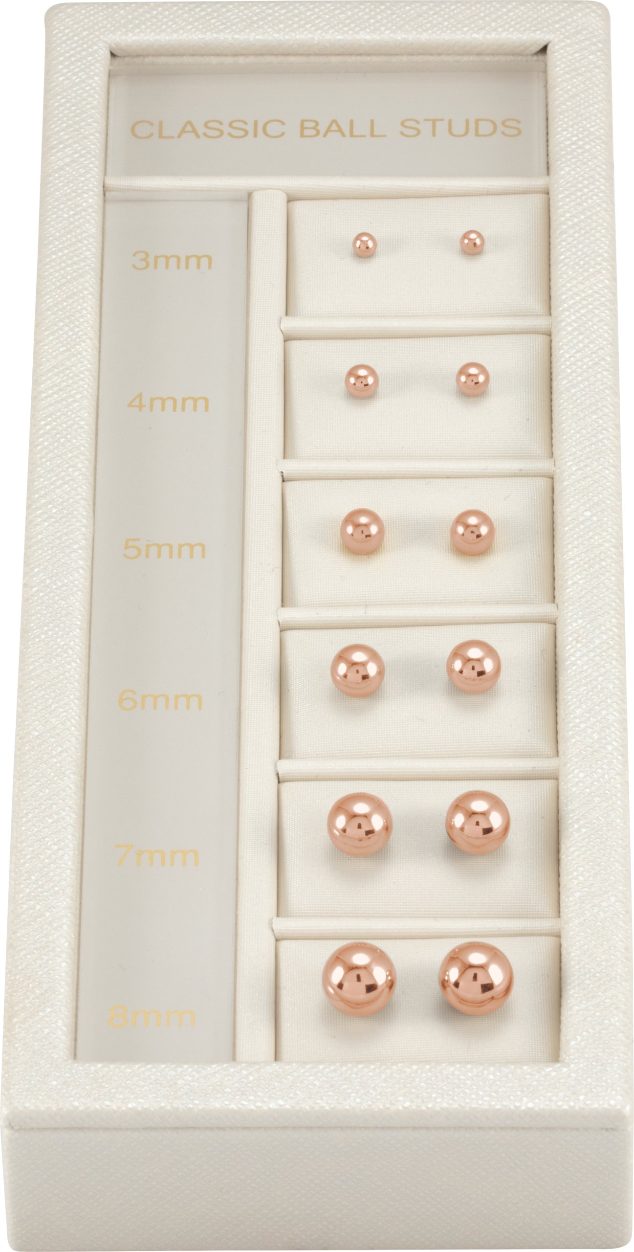 3-8 mm Metal Ball Earring Selling System