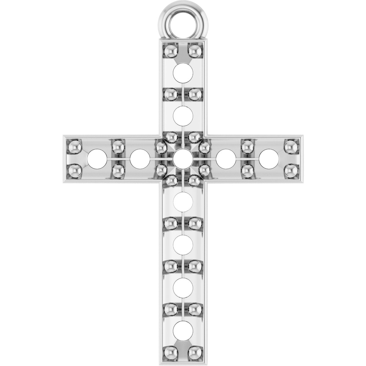 Accented Cross Dangle
