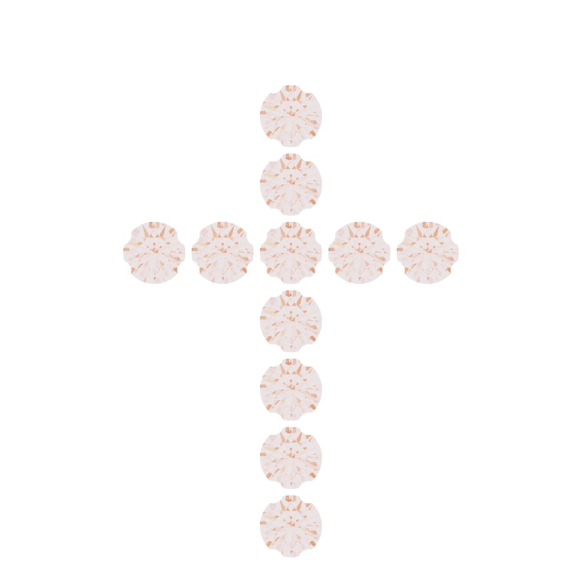 Accented Cross Dangle