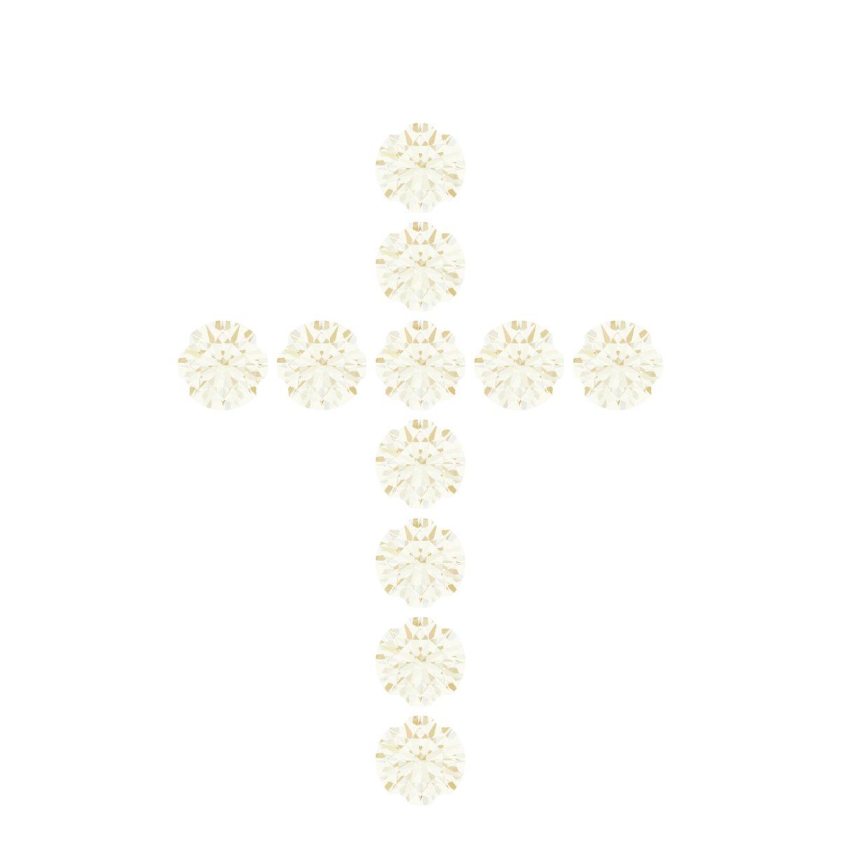 Accented Cross Dangle