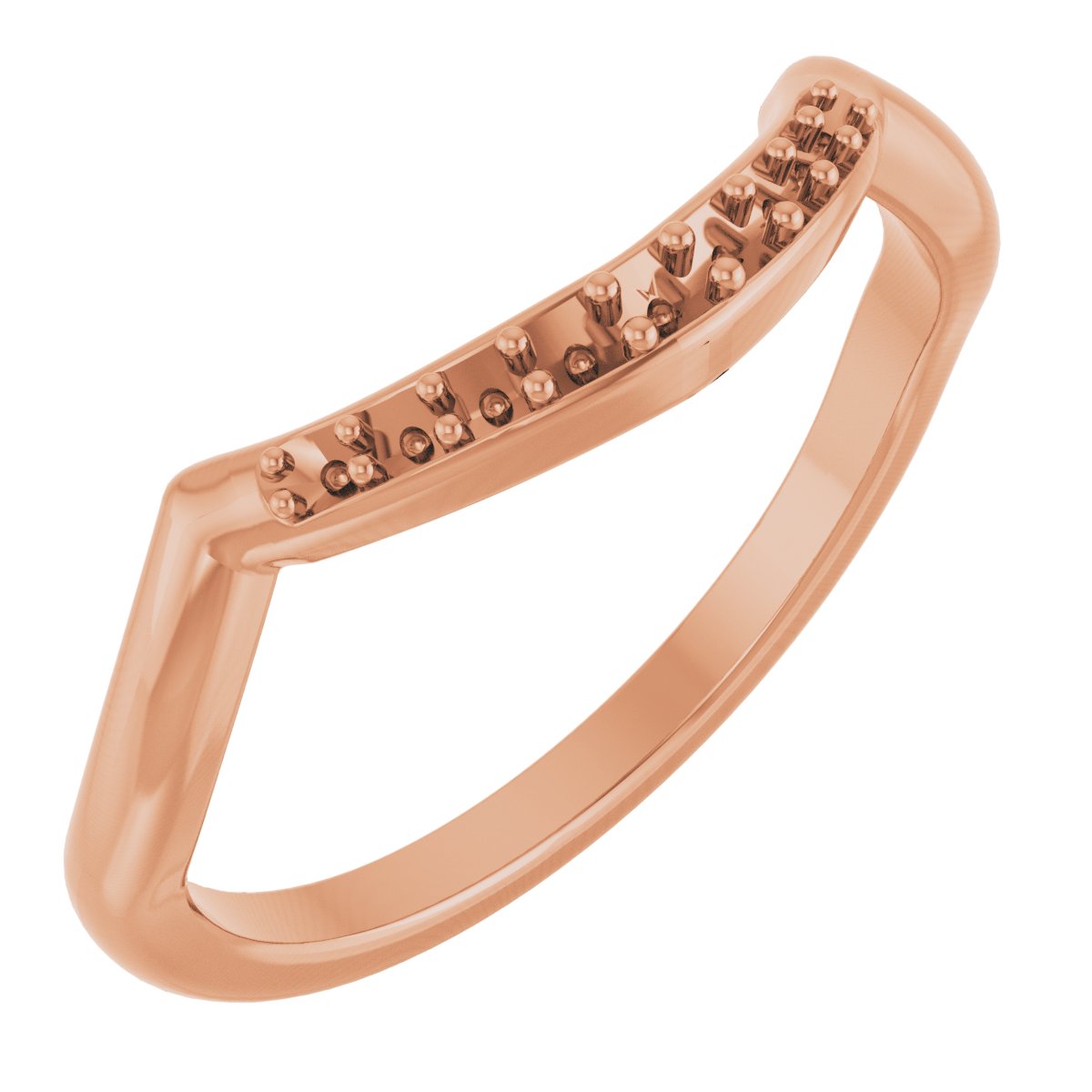 Double Claw-Prong Three-Stone Engagement Ring or Band