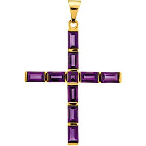 Accented Cross Pendant