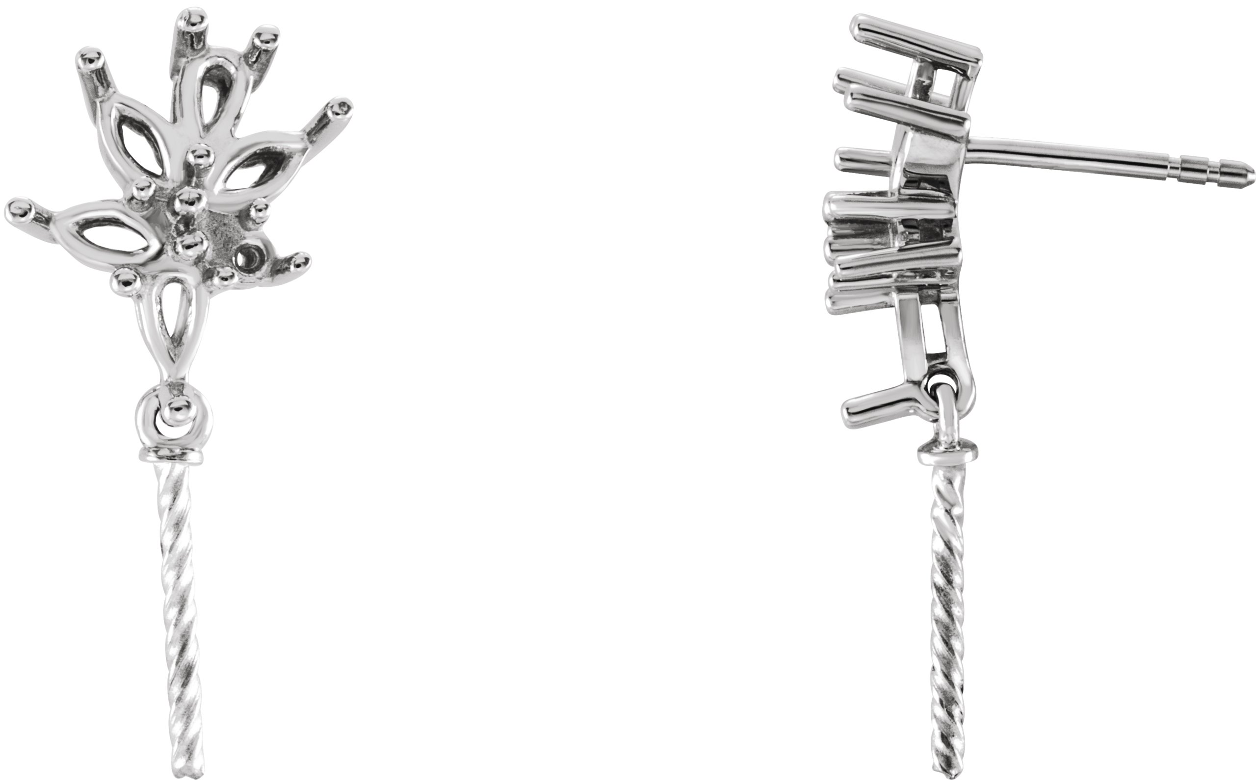 Cluster Pearl Earrings