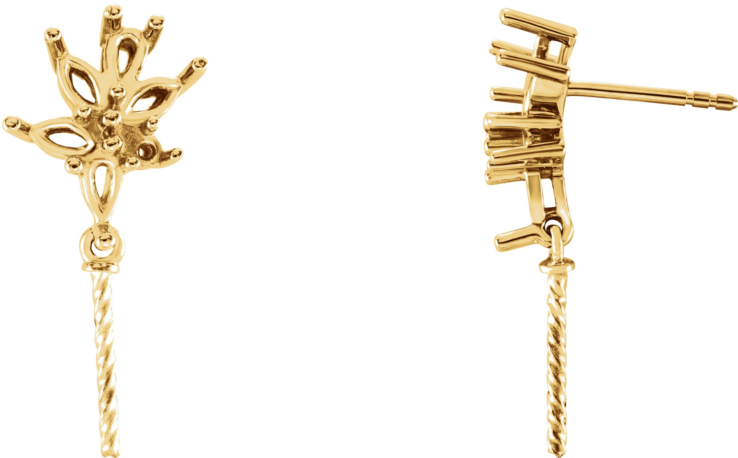Cluster Pearl Earrings