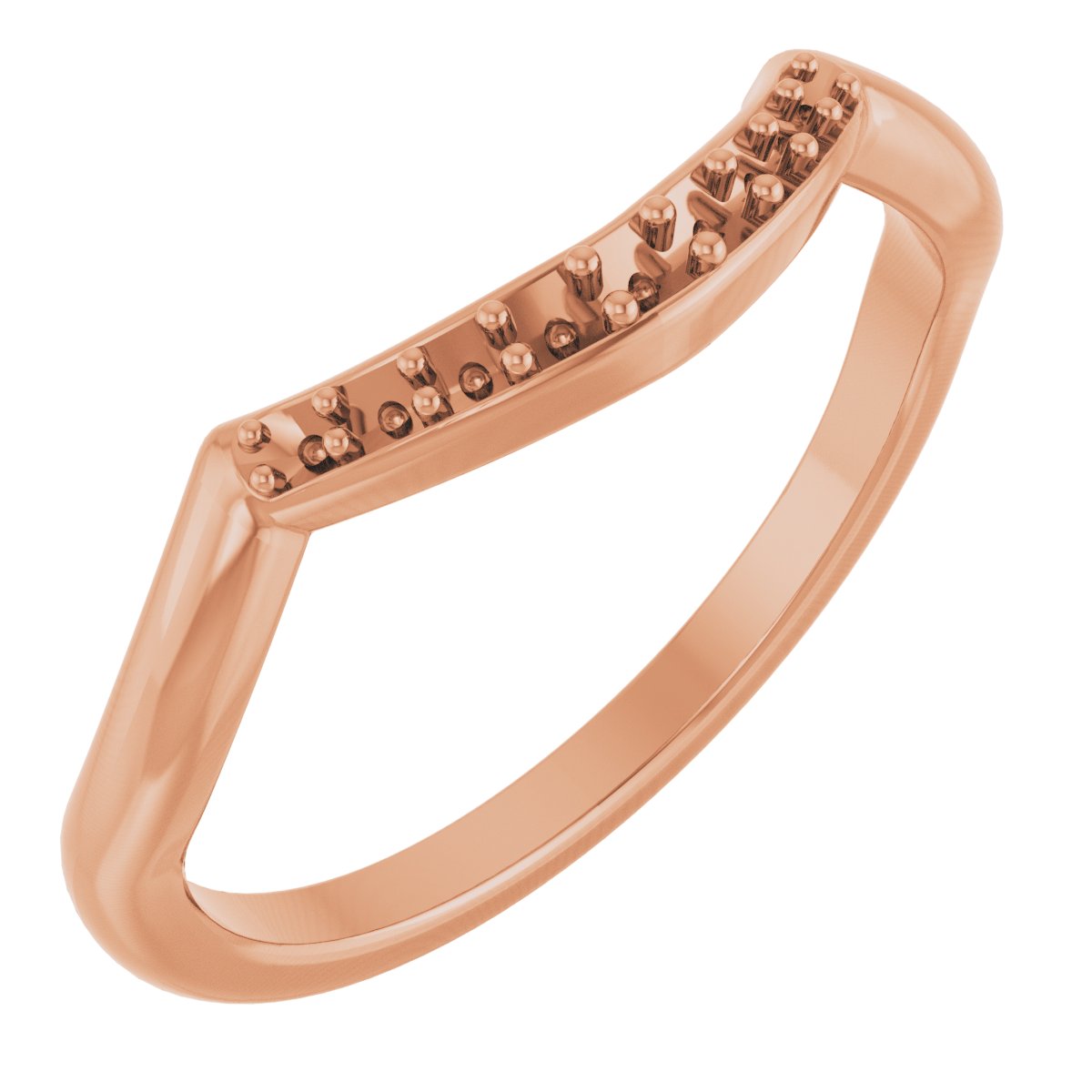 Double Claw-Prong Three-Stone Engagement Ring or Band
