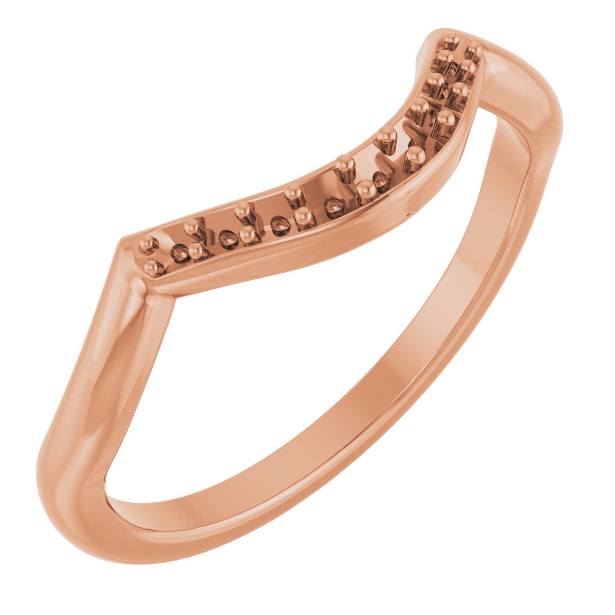 Double Claw-Prong Three-Stone Engagement Ring or Band