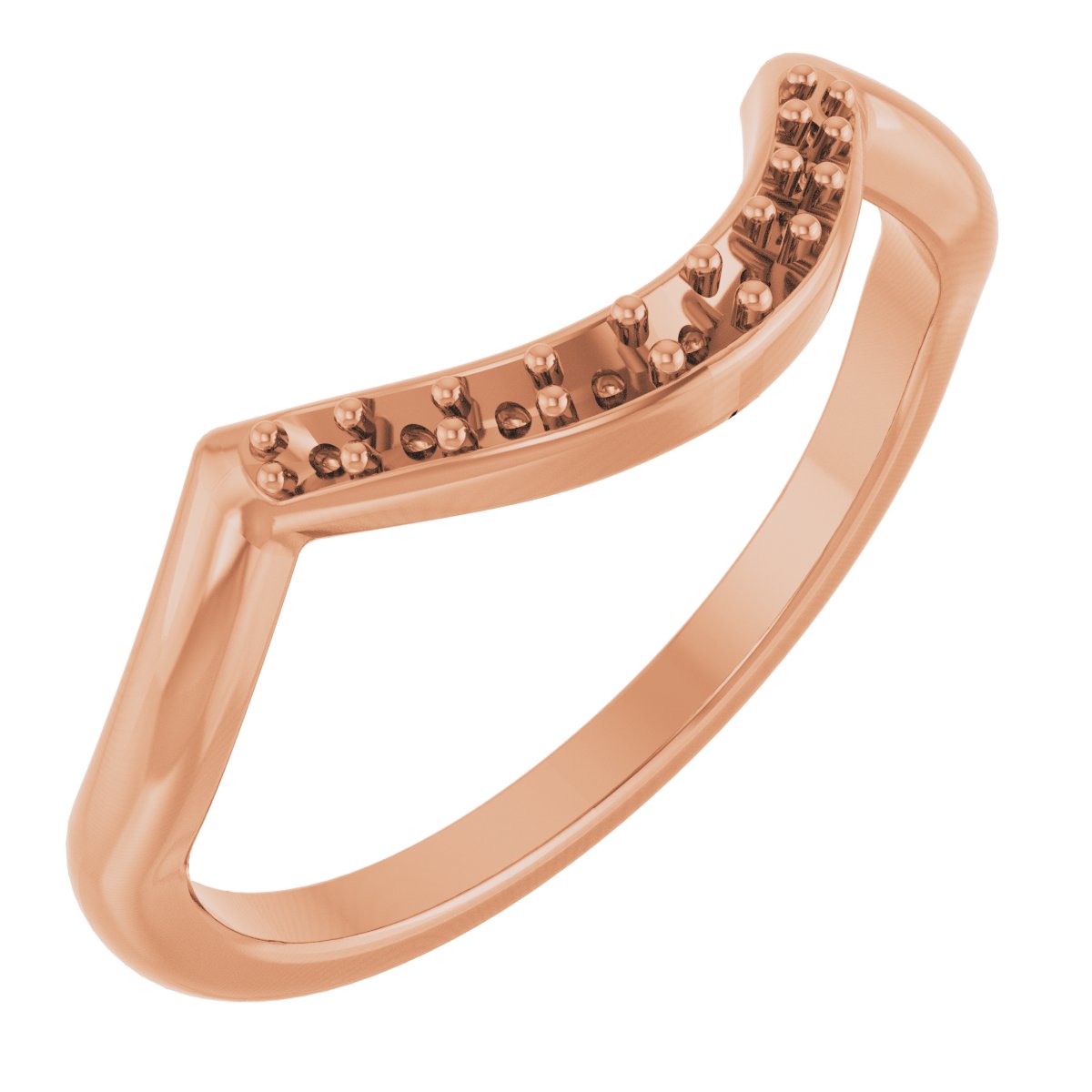 Double Claw-Prong Three-Stone Engagement Ring or Band