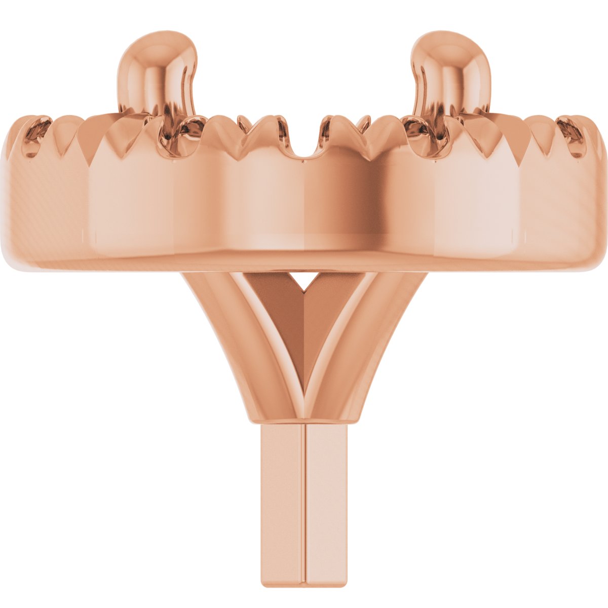 French-Set Halo-Style Peg Setting