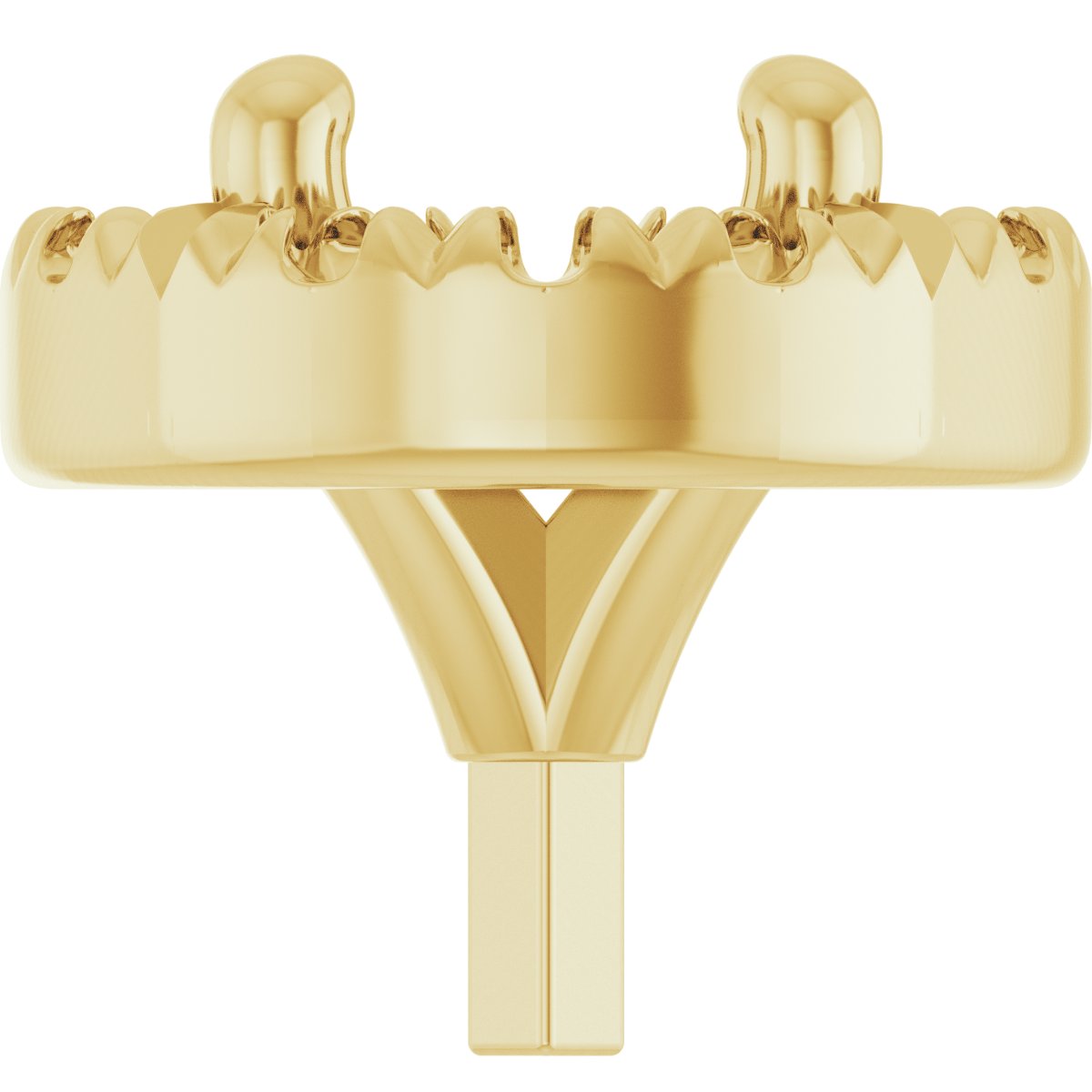 French-Set Halo-Style Peg Setting