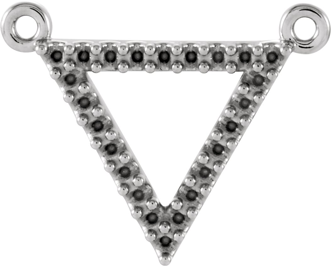 Triangle Necklace or Center