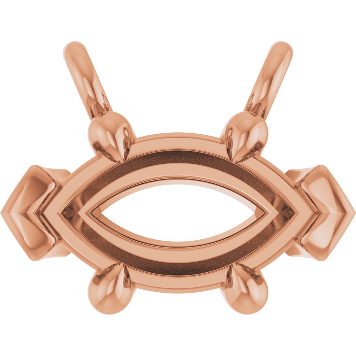 Claw-Prong Solitaire Necklace Center