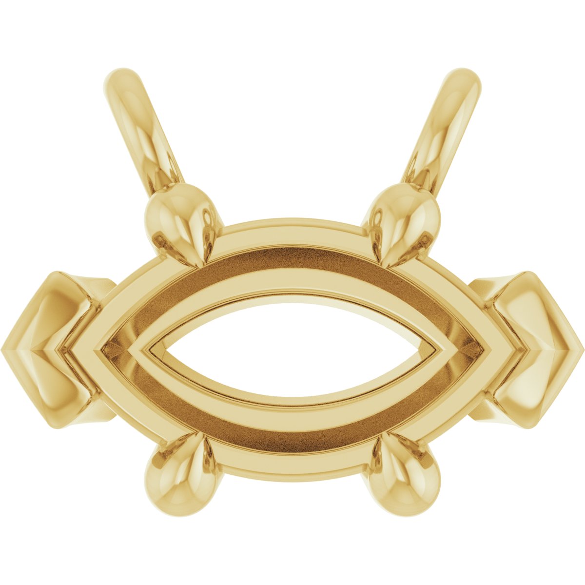 Claw-Prong Solitaire Necklace Center