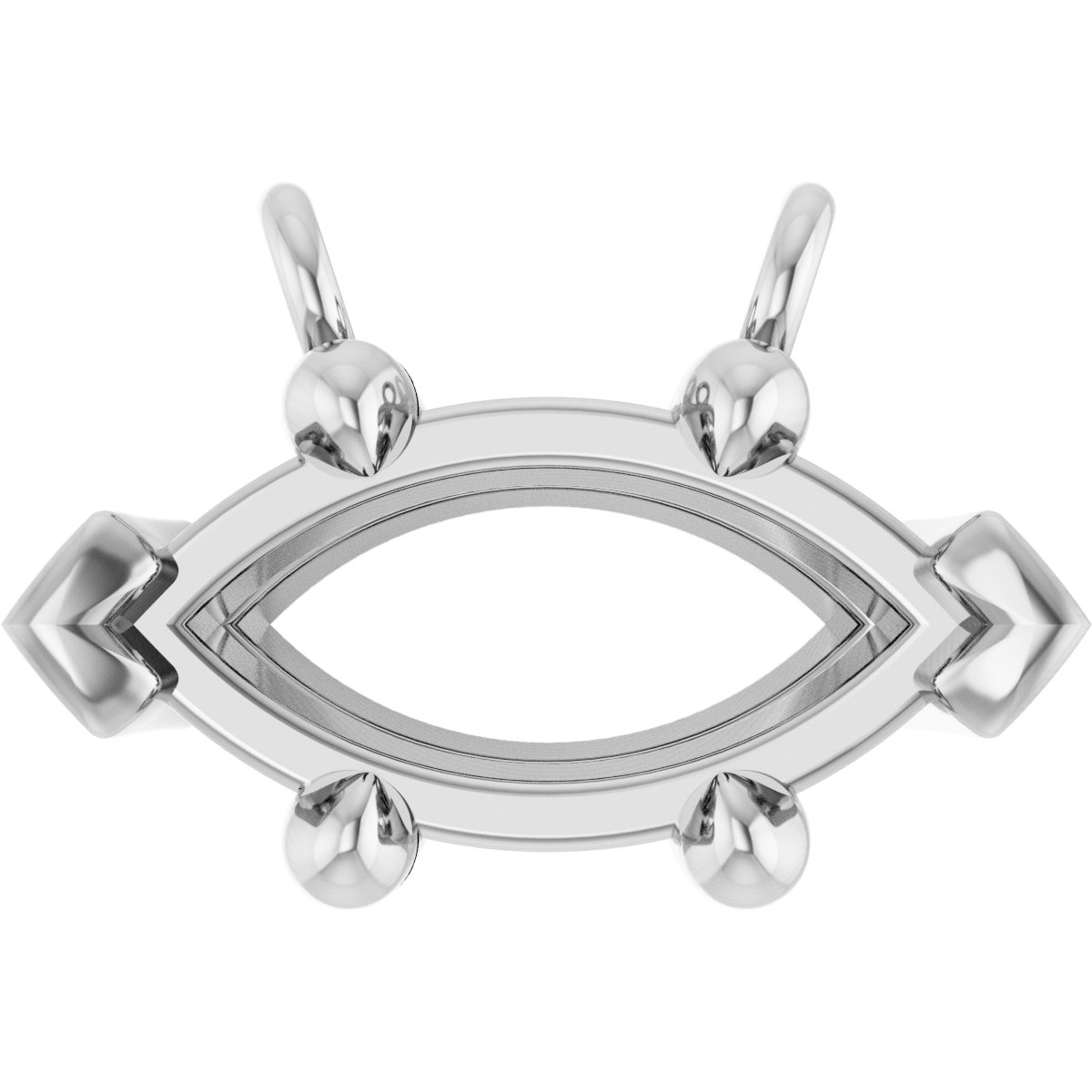 Claw-Prong Solitaire Necklace Center