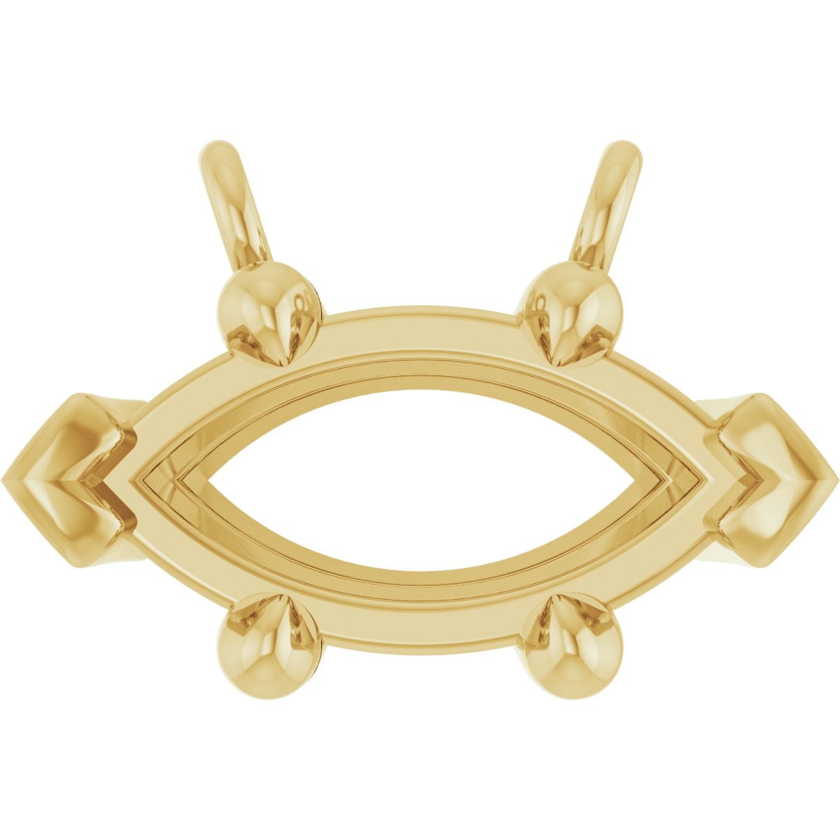 Claw-Prong Solitaire Necklace Center