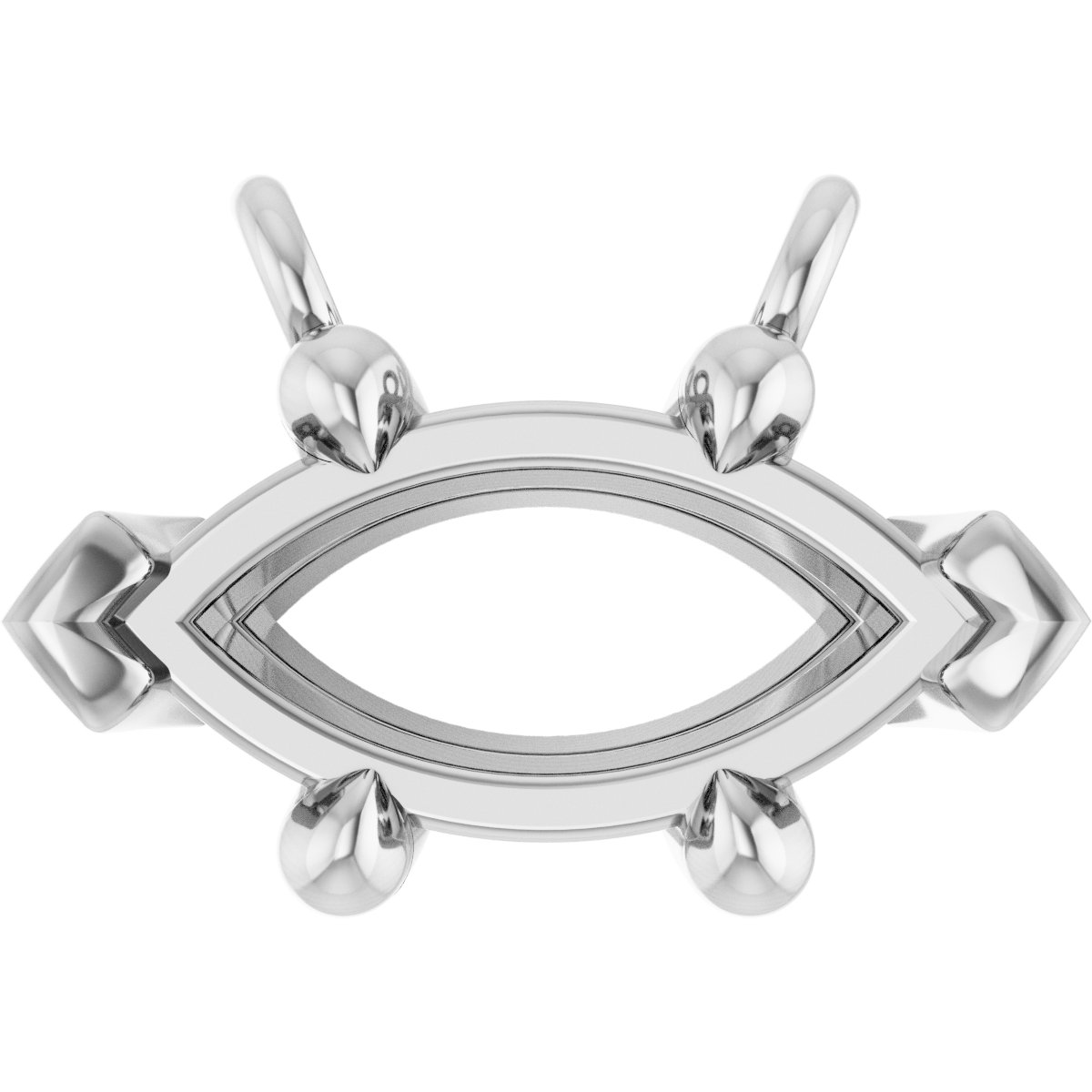 Claw-Prong Solitaire Necklace Center