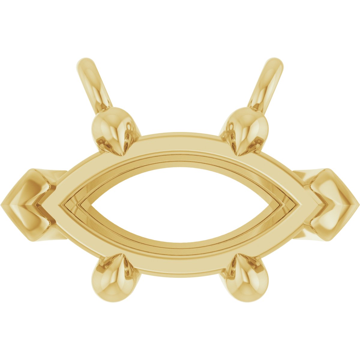 Claw-Prong Solitaire Necklace Center