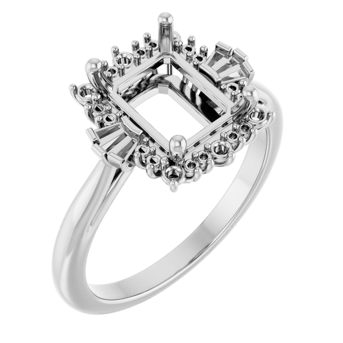 Halo-Style Engagement Ring or Band
